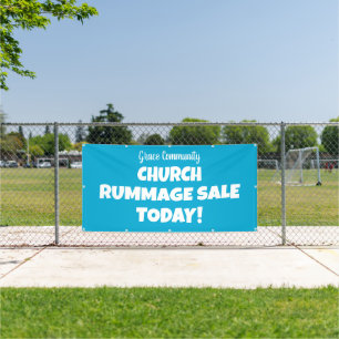 Eglise Rummage Vente ! Bannière personnalisée
