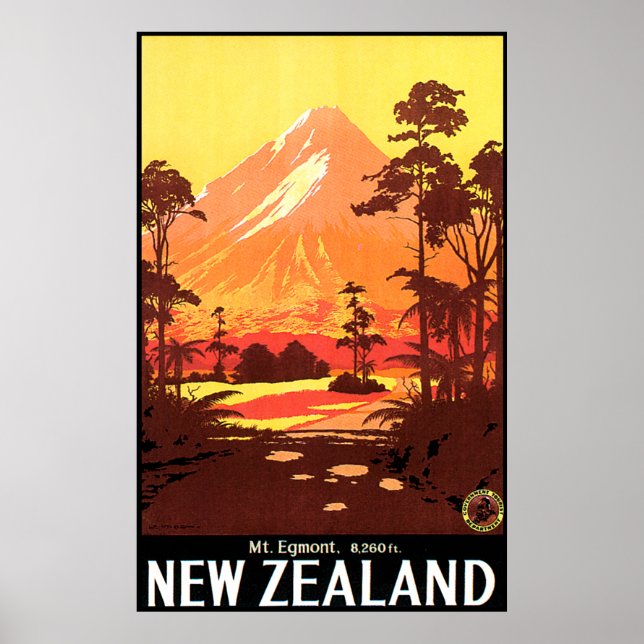 Egmont Neuseeland Poster (Vorne)