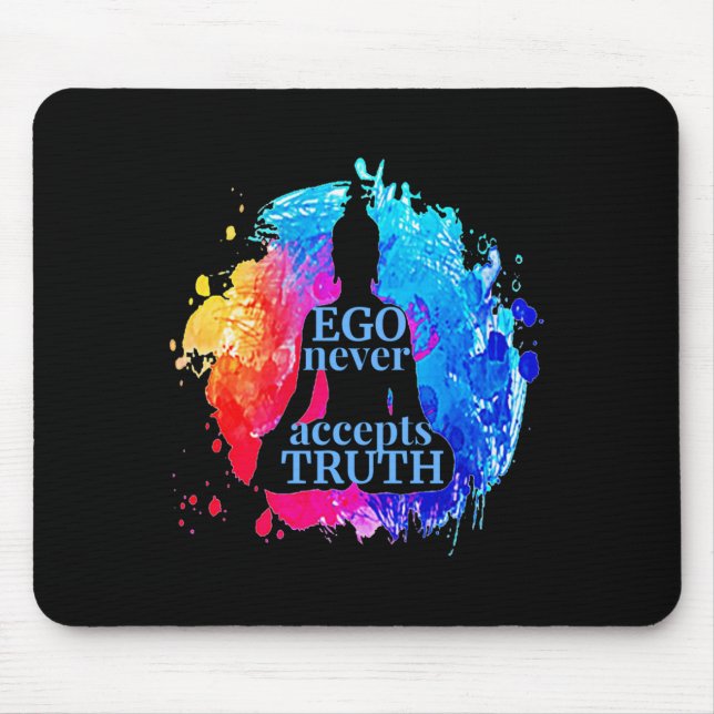 Ego akzeptiert nie Yoga Long S Mousepad (Vorne)