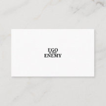 Ego ist der Feind Minimalistische Schreibmaschinen
