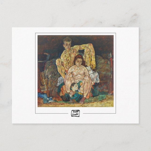 Egon Schiele #17-2 - Carte postale Art (Devant)