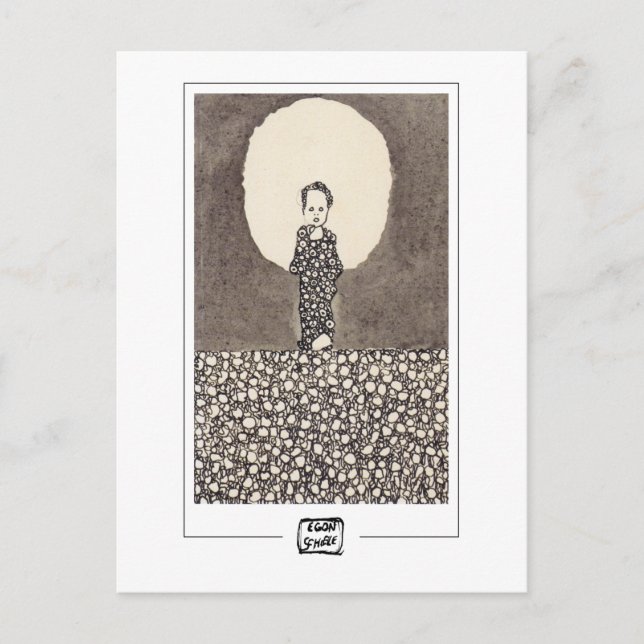 Egon Schiele #95 - Carte postale Art (Devant)