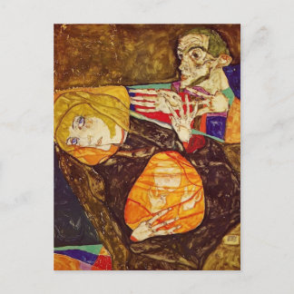 Egon Schiele - Die heilige Familie Postkarte