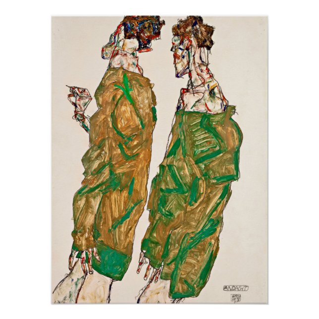 Egon Schiele - Einsatz Poster (Vorderseite)