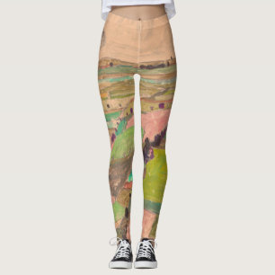 Egon Schiele - Feldlandschaft Leggings