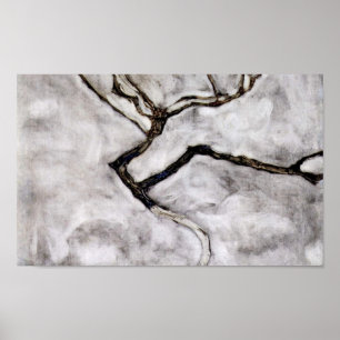 Egon Schiele - Kleinbaum im Spätherbst Poster