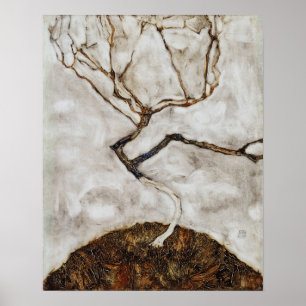 Egon Schiele Kleiner Baum im Spätherbst Poster