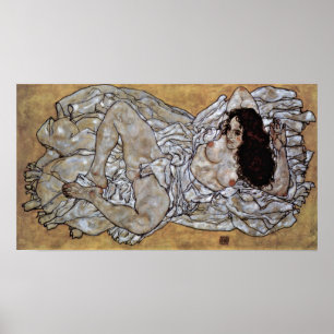 Egon Schiele - Lügerin Poster