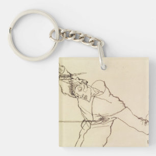 Egon Schiele - Selbstportrait als St Sebastian Schlüsselanhänger