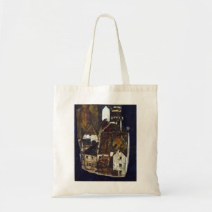 Egon Schiele Tote Stadt III am Blauen Fluss Tragetasche