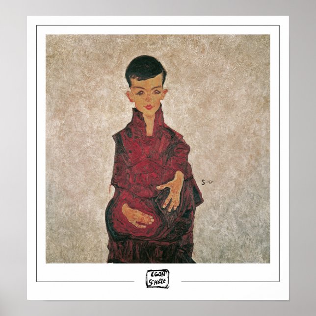 Egon Schiele Zedign Art Poster #12-3 (Vorne)