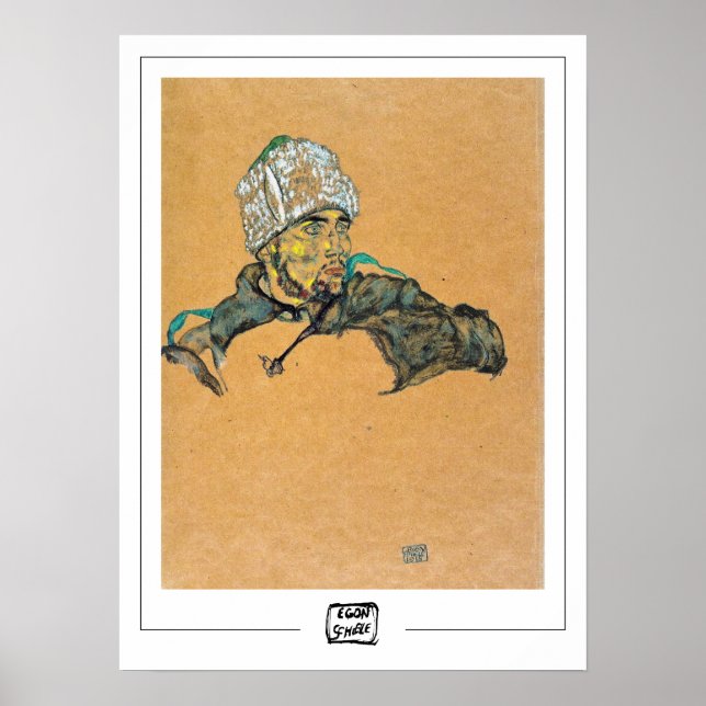Egon Schiele Zedign Art Poster #14-3 (Vorne)