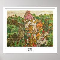 Egon Schiele Zedign Art Poster #16-3