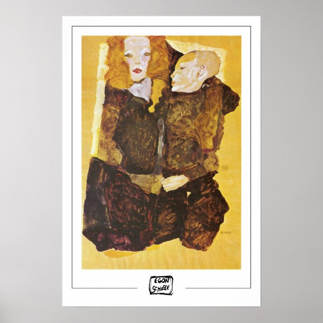 Egon Schiele Zedign Art Poster #56 (Vorne)