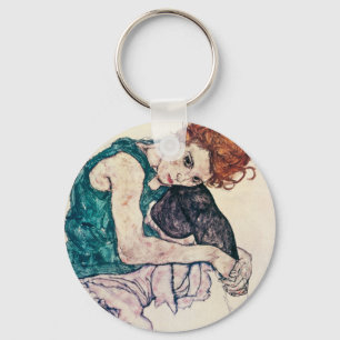 EgonSchiele Sitzfrauen-Schlüsselkette Schlüsselanhänger