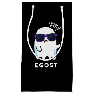 Egost Funny Halloween Ego Ghost Pun Dark BG Kleine Geschenktüte