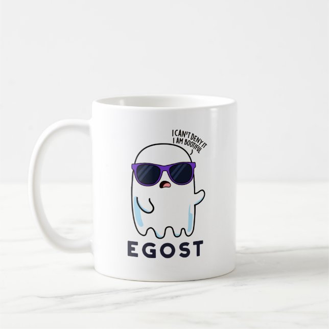 Egost Funny Halloween Ego Ghost Pun Kaffeetasse (Links)