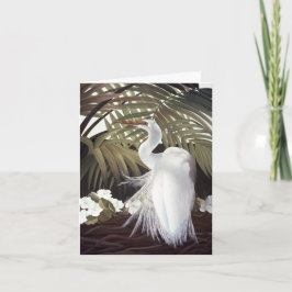 Egret Card Dankeskarte
