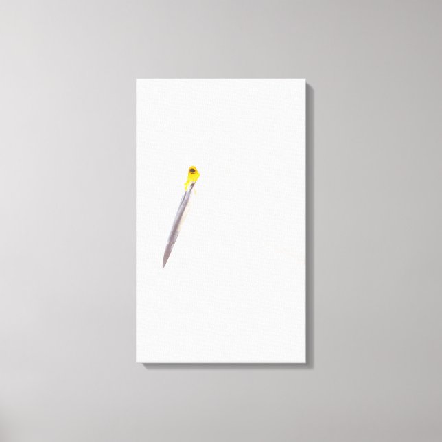 Egret-Headshot Leinwanddruck (Vorderseite)