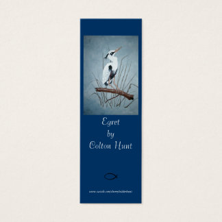 Egret Lesezeichen von Colton Hunt