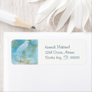 Egret Painting Art