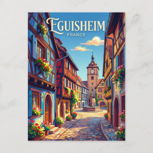 Eguisheim Frankreich Postkarte
