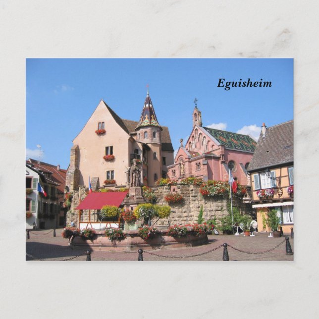 Eguisheim Postkarte (Vorderseite)