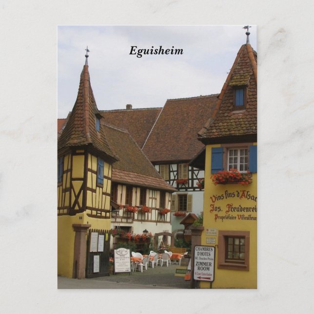 Eguisheim Postkarte (Vorderseite)