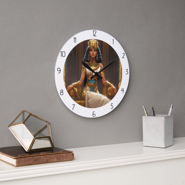 EGYPCIAN GROßE WANDUHR (Büro)