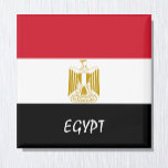 Egypt flag & Africa holiday/Fans-Sport Magnet<br><div class="desc">Fridge Magnets: Egypt & Africa - love my country and Egyptian flag holiday ohrs for patriots</div>