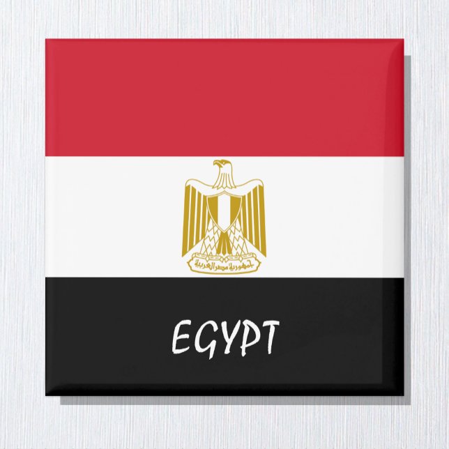 Egypt flag & Africa holiday/Fans-Sport Magnet (Von Creator hochgeladen)