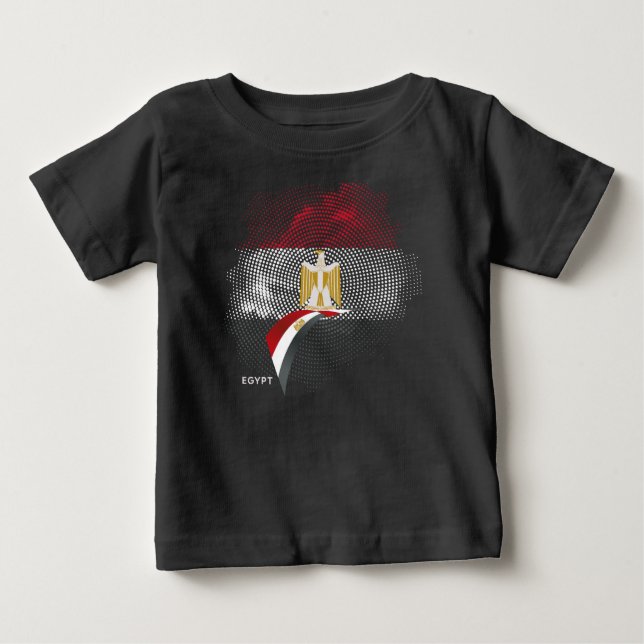 Egypt flag baby t-shirt (Vorderseite)