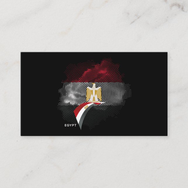 Egypt flag visitenkarte (Vorderseite)