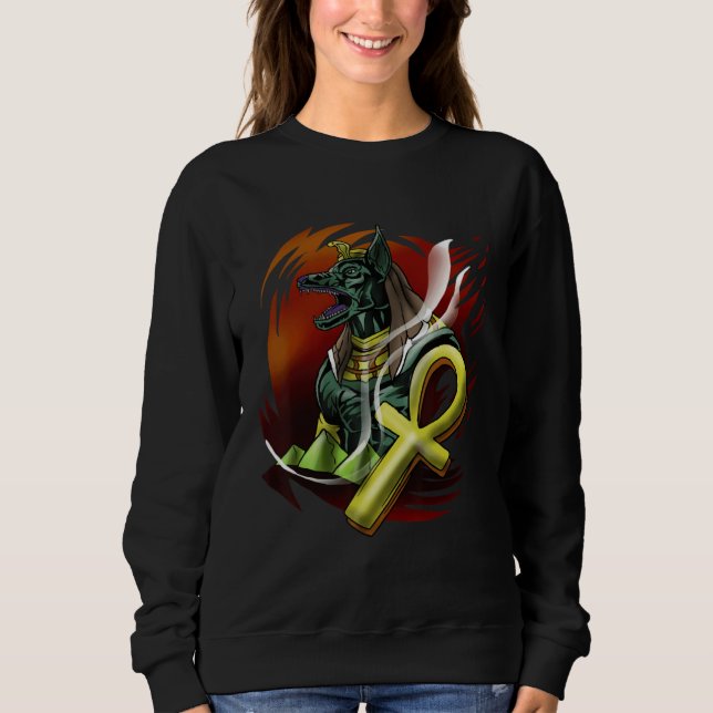 Egypt Pharaoh Temple Culture Gods Sweatshirt (Vorderseite)