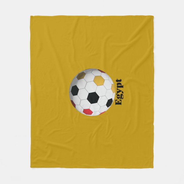 Egypt Soccer Fleecedecke (Vorderseite)