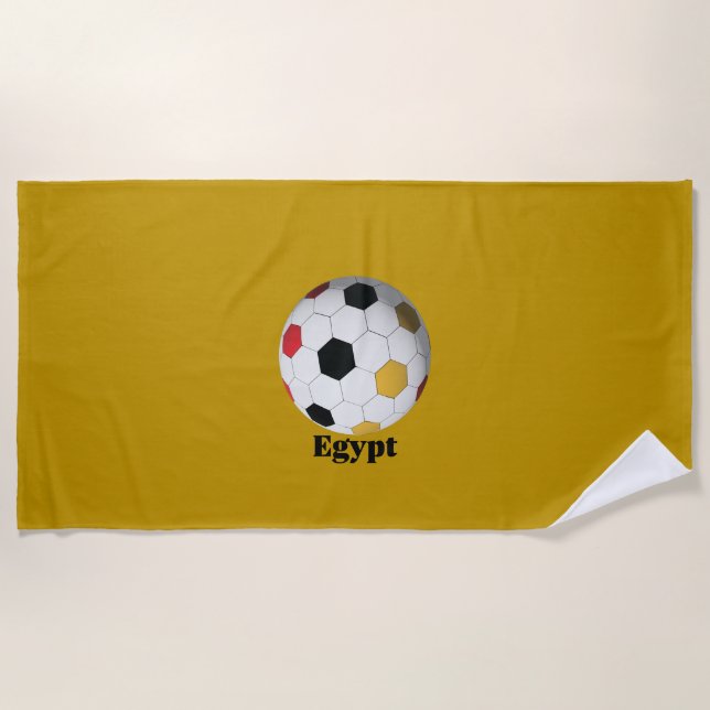 Egypt Soccer Strandtuch (Vorderseite)
