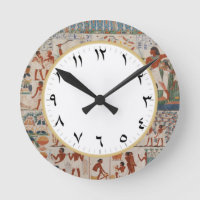 Égypte ancienne Cuisine Art Horloge arabe chiffres