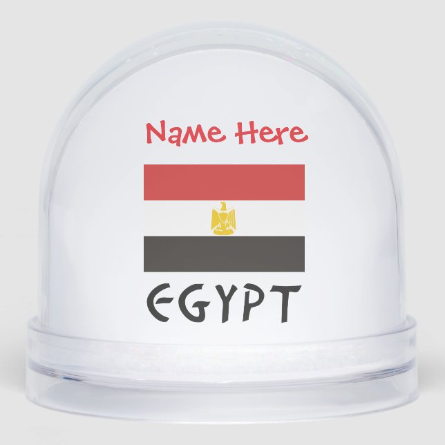 Égypte Drapeau égyptien Rouge Personnalisé (Avant)