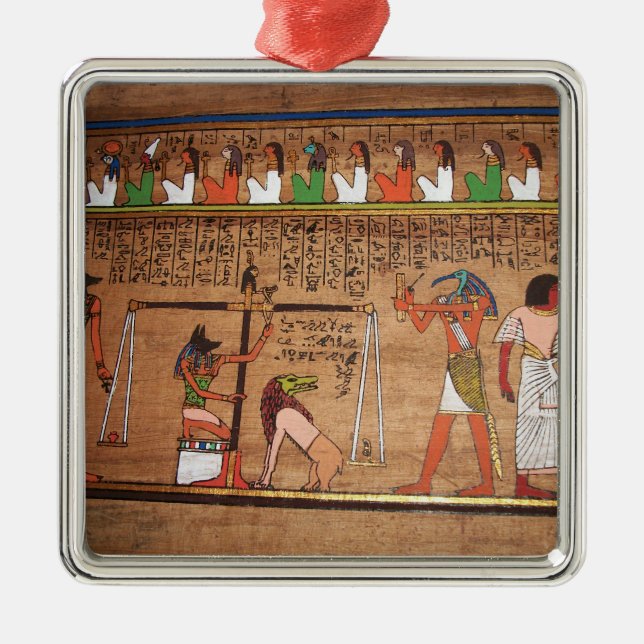 Égypte-Hiéroglyphes Ornement métallique (Devant)