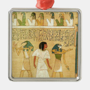 Égypte-Hiéroglyphes Ornement métallique