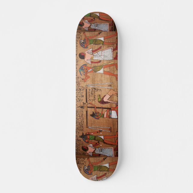 Égypte-Hiéroglyphes Skateboard (Devant)