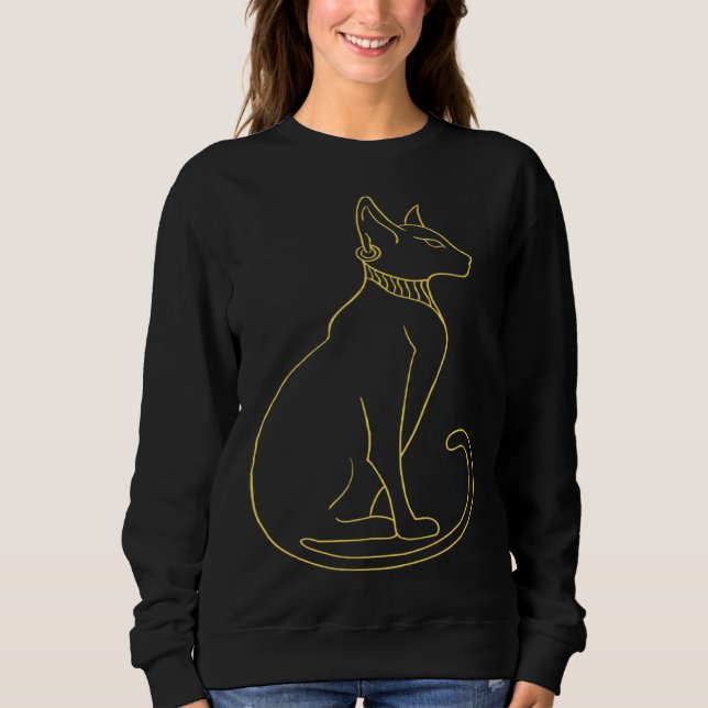 Egyptian Cat Sweatshirt (Vorderseite)