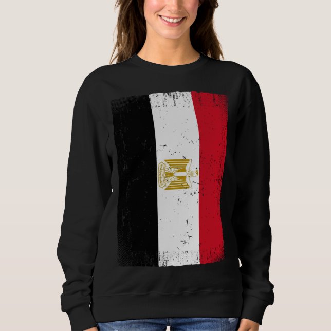 Egyptian Flag Egypt Sweatshirt (Vorderseite)