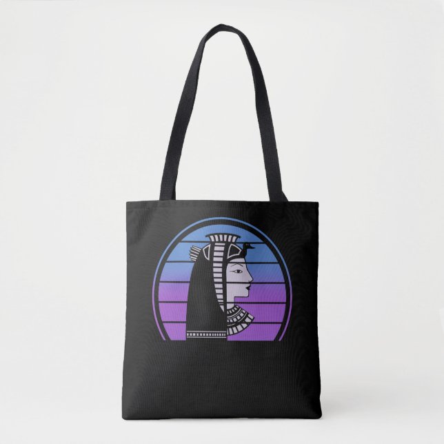 Egyptian Goddess Retro Egypt Pharaoh Tasche (Vorderseite)
