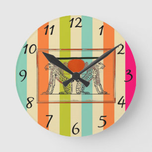 Egyptian Gods Runde Wanduhr