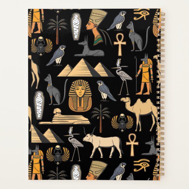  Egyptian Hieroglyphic Symbol Pattern Background   (Dos)