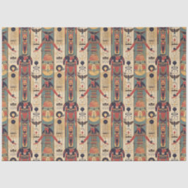 Egyptian hieroglyphics Pharaoh Pattern Seidenpapier