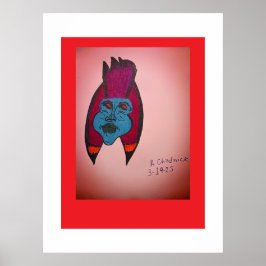 Egyptian Inspired Horror Themed Mummy Poster