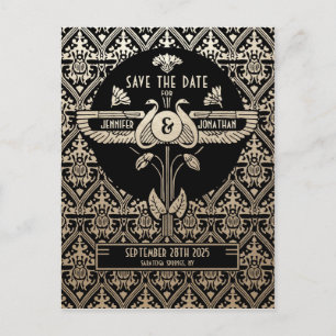 Egyptian Nouveau mariage Enregistrer la date Carte