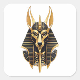 Egyptian pharaohs quadratischer aufkleber